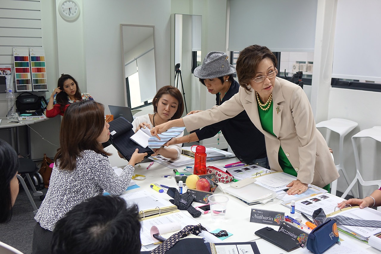 Image Consultant course on Colour, Bodyline, Wardrobe with Christina Ong - learning menswear